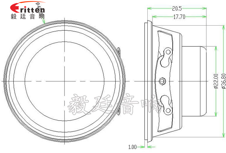 1.5寸圆型内磁全频3W纸盆无线桌面喇叭成品图-Model.png