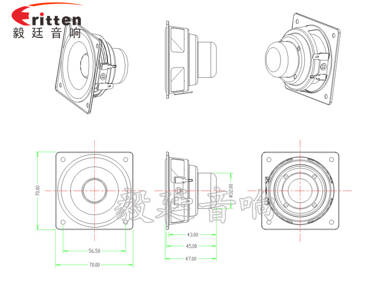 方型70mm10w无线桌面音箱喇叭成品图-Model.png